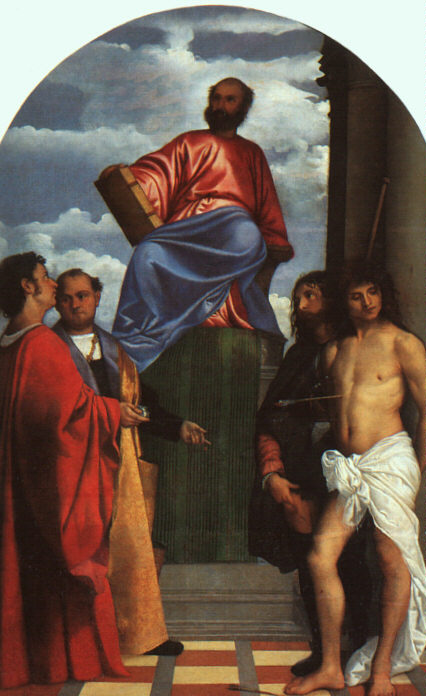 St. Mark Enthroned with Saints t